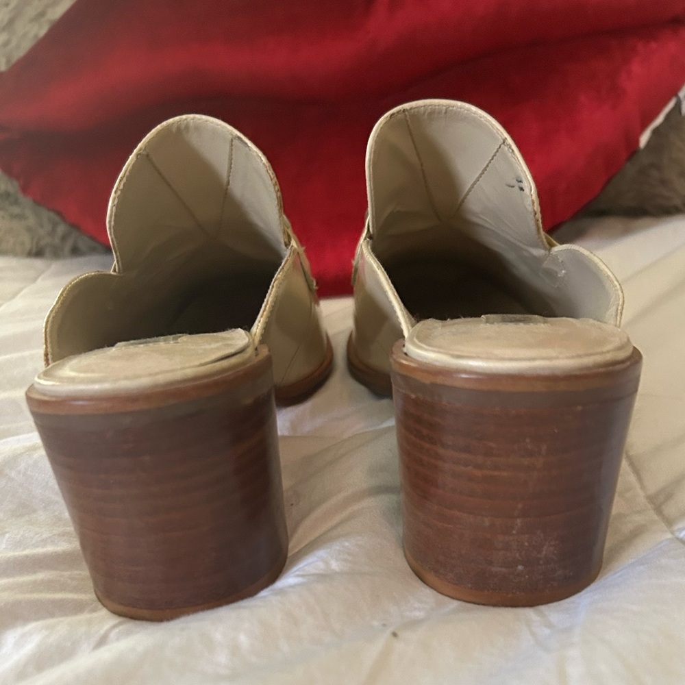 NICOLE Cream Women's Loafers - Picture 3 of 9